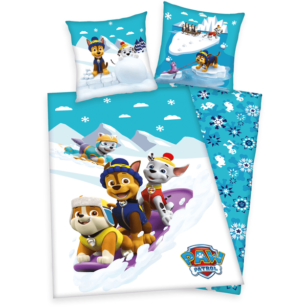HERDING Parure de lit enfant flanelle Pat Patrouille 135x200 cm
