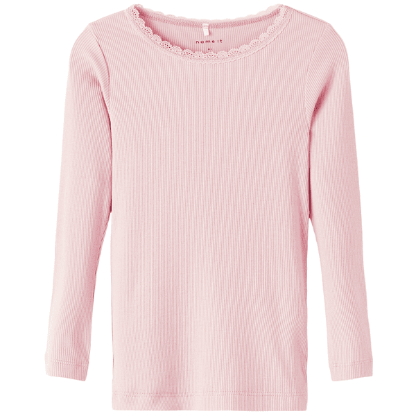 name it T-shirt à manches longues Nmfkab Parfait Pink