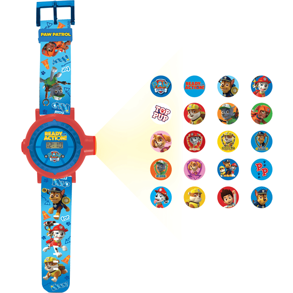 LEXIBOOK Montre enfant digitale Pat Patrouille projection 20 images