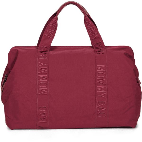 CHILDHOME Mommy Bag Wickeltasche Signatur urban bordeaux