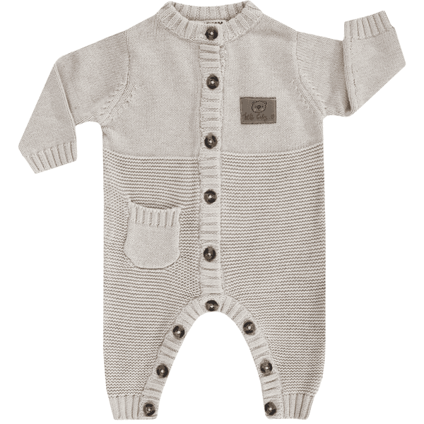 JACKY Stickad overall BABY ON TOUR beige melange 