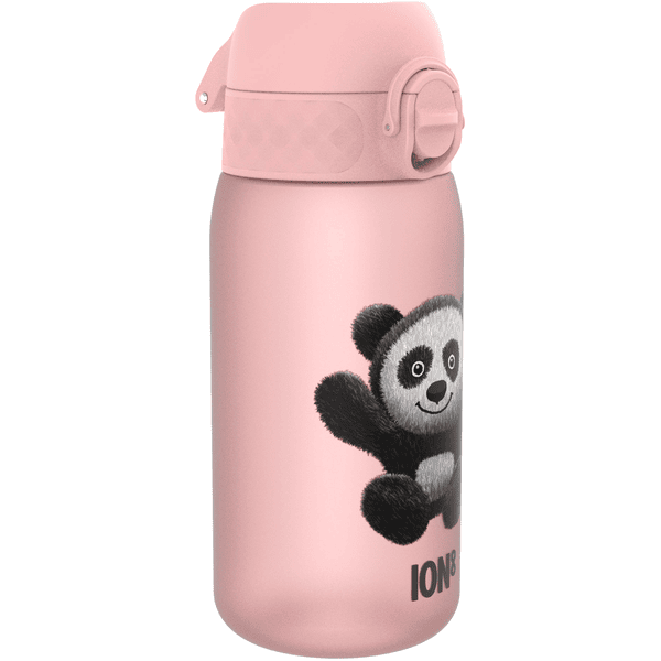 ion8 Botella de bebida infantil a prueba de fugas 350 m Panda / rosa