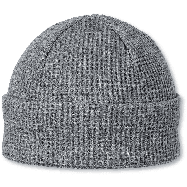 Sterntaler Beanie Waffeloptik rauchgrau 