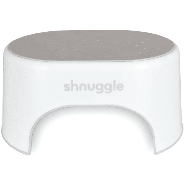 shnuggle ® Taburete Step blanco / gris claro
