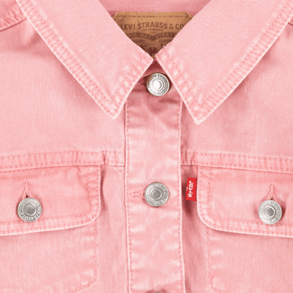 pink denim jacket levis