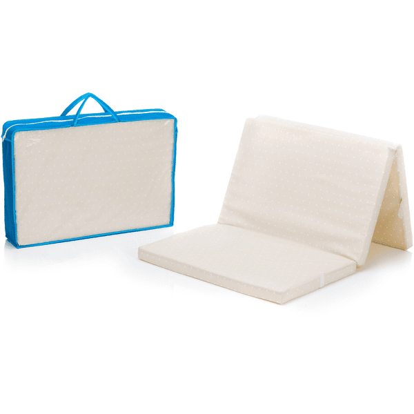 fillikid  Materasso per lettino da viaggio beige/punti 60 x 120 cm