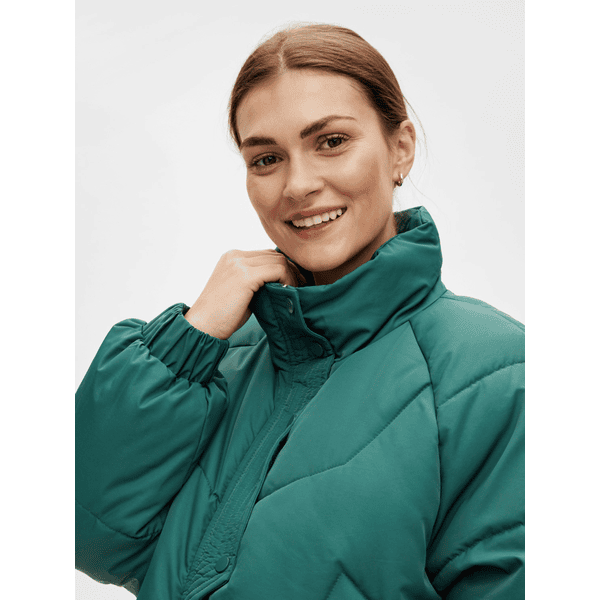 MLERZA Trekking jakke til gravide under barsel Green pinkorblue.dk
