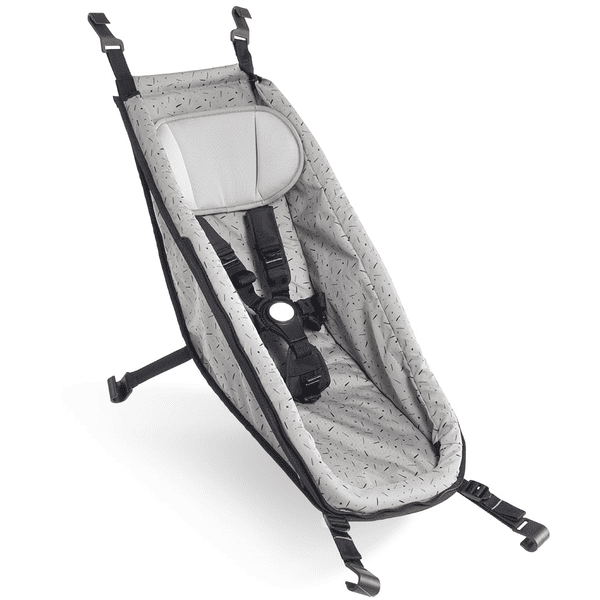 CROOZER Fotelik do przyczepki rowerowej Stone grey