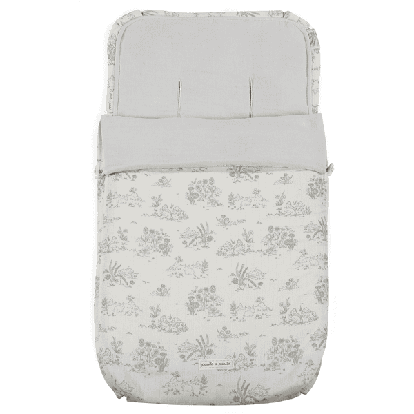 pasito a pasito Babynest 3-in-1 Sommer Toile de Jouy Cream 