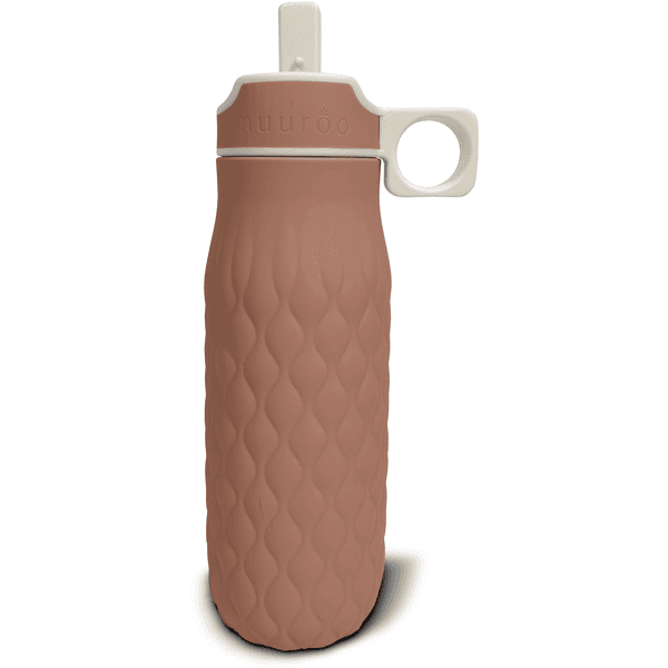 Nuuroo Silikonová láhev na pití Nima 400 ml Chocolate Malt