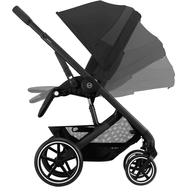 Poussette Cybex Gold Balios S 2en1, naissance à 22 kg, châssis noir