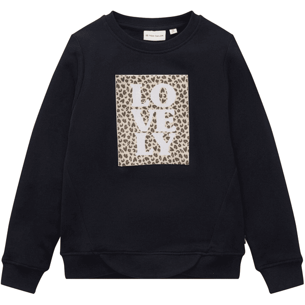 TOM TAILOR Sweatshirt Leo Lovely Sky Captain Blue