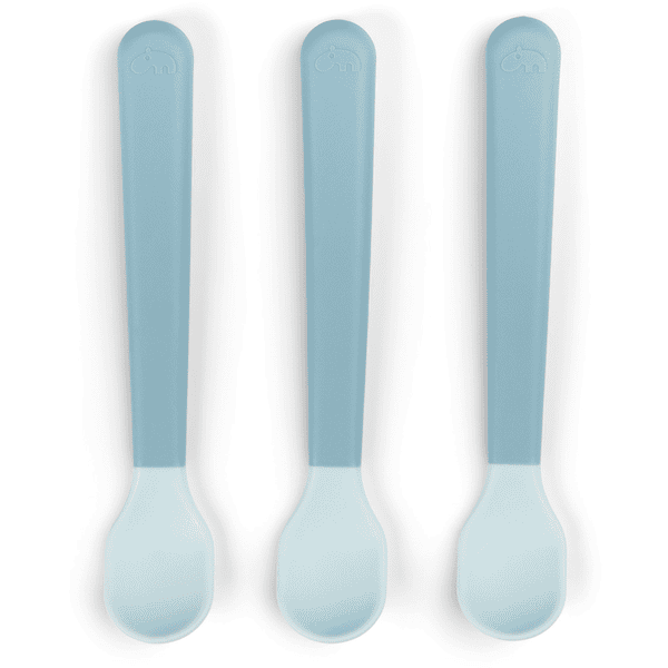 Done by Deer™ babylepel Foodie Easy grip 3-pack blauw