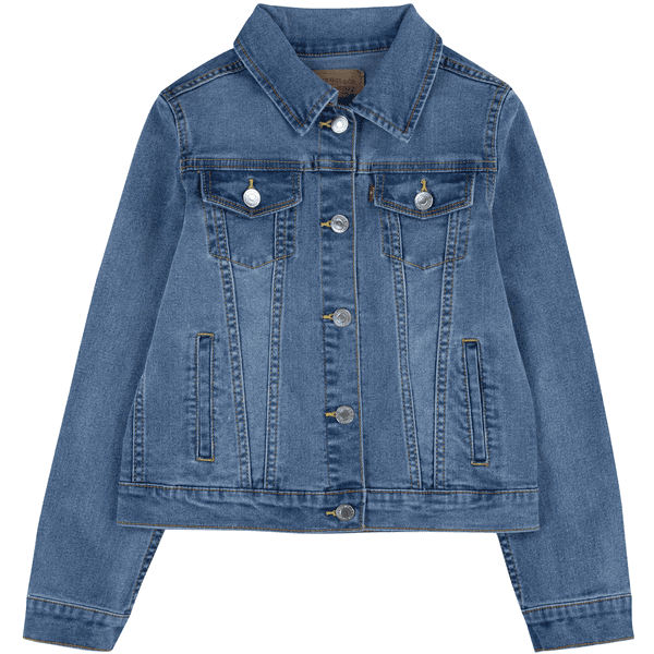 Levi's® Kids kurtka jeansowa niebieska