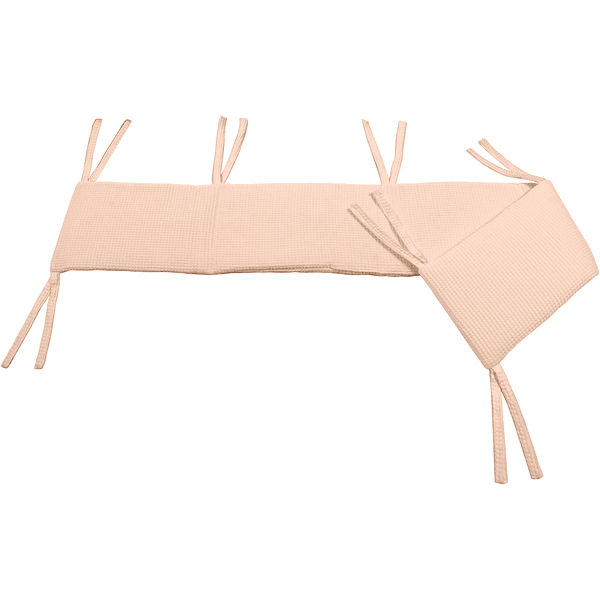 Dr. Sonne Nestchen für Beistellbett Waffelpiquet Uni terra 26 x 170 cm