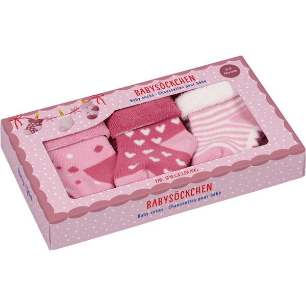 COPPENRATH Babysöckchen, rosa - BabyGlück (3 Paar), one size