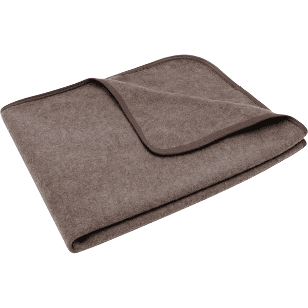 kindsgard Coperta merino kaerlof 75 x 100 cm marrone