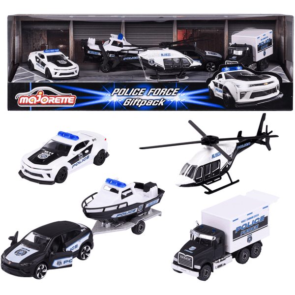 DICKIE Toys Police Force 4 Pieces Giftpack
