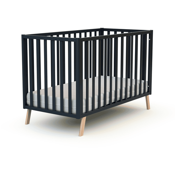 AT4 CONFORT babybed 60 x 120 cm grafietgrijs