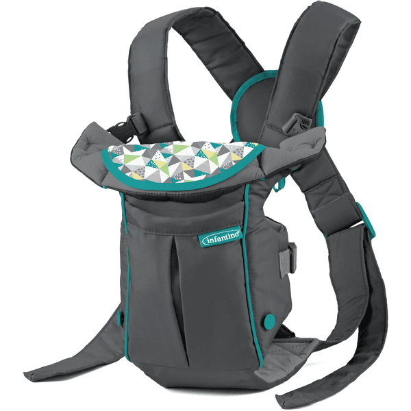 Infantino SWIFT™ Mochila portabebés Classic gris con bolsa 