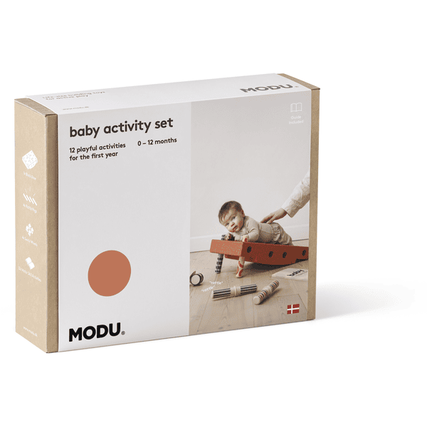 MODU Activity orange dusty Babyset, gebrand / green 