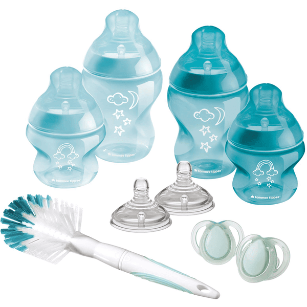 BIBERON 360ML +4M EN SILICONE INDIEN BLEU