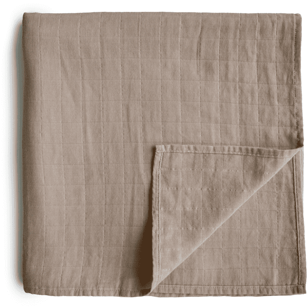 mushie Balicí tkanina mušelín Natural 120 x120 cm