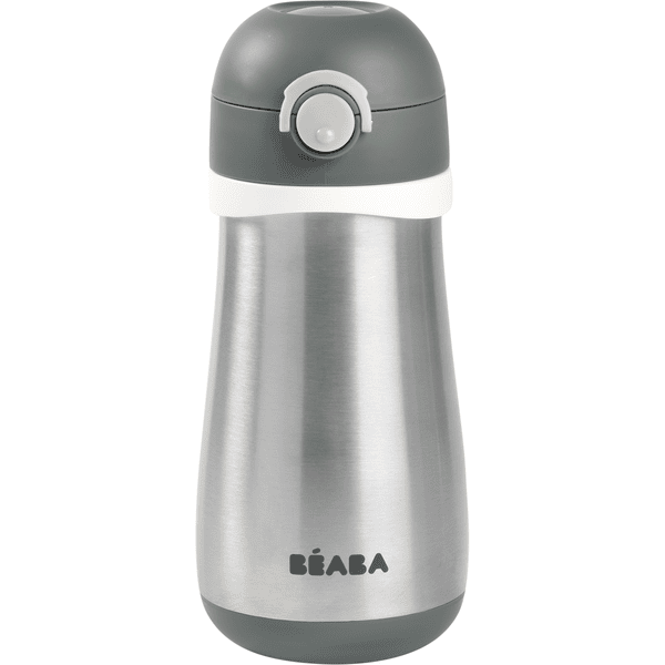 BEABA® Thermoflasche aus Edelstahl 350ml - mineralgrau
