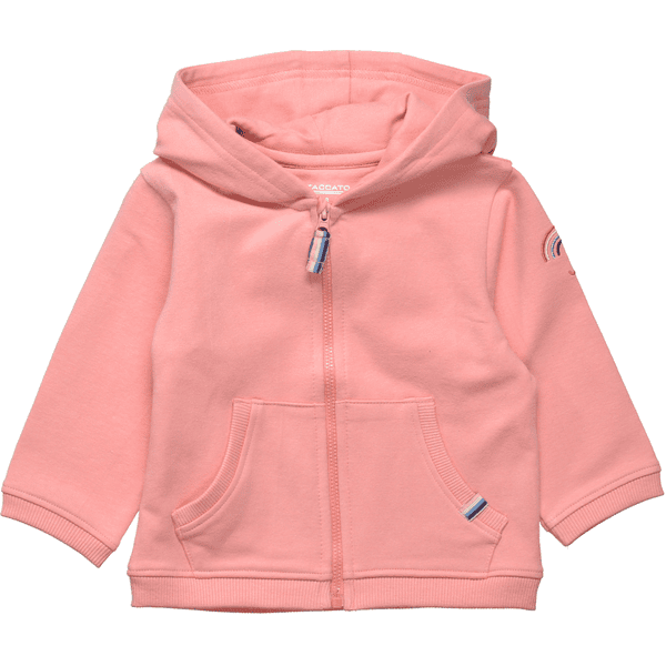 STACCATO Sweatjacke soft coral