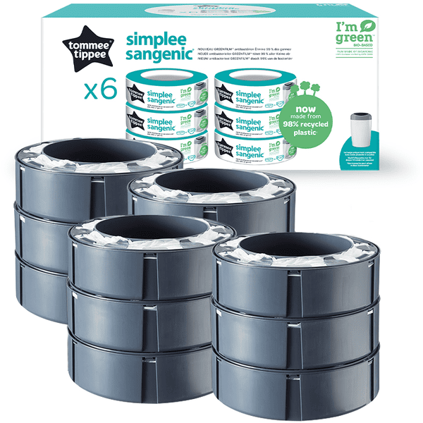 Lot de 5 recharges de poubelle à couche - Tommee Tippee