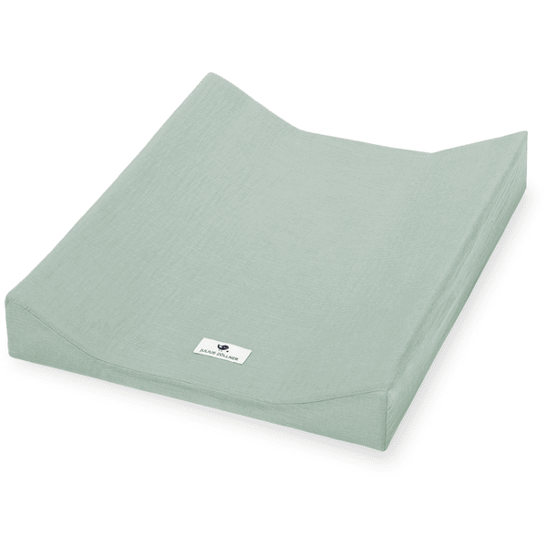 JULIUS ZÖLLNER Funda cambiador muselina verde 50 x 65 cm