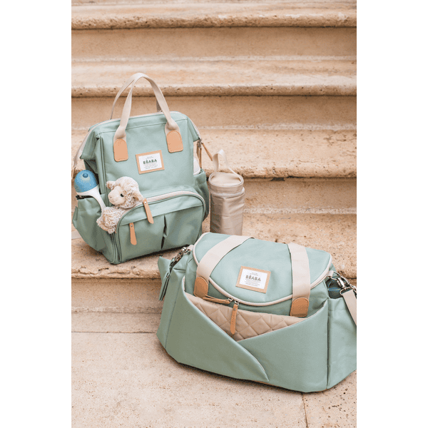 Bolso cambiador para bebés Béaba Paris - verde salvia Ref. 940296 -  Puericultura - Bolso cambiador para bebés