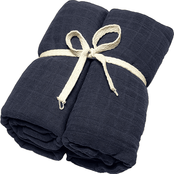 Hut Gauze Cloths 2 Pack Dark Blue