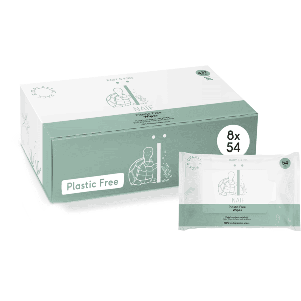 Naïf Toallitas húmedas Box Plastic Free 8 x 54 (432 toallitas húmedas)