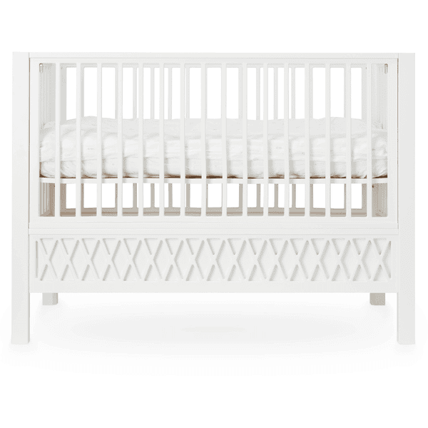 Cam Cam® COPENHAGEN Lit à barreaux Harlequin bois blanc 60x120 cm
