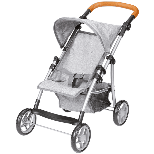 knorr® speelgoed pop buggy Liba - stone bruin