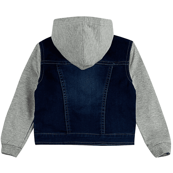 Levi s Kids Veste en jean gar on avec manches sweat et capuche