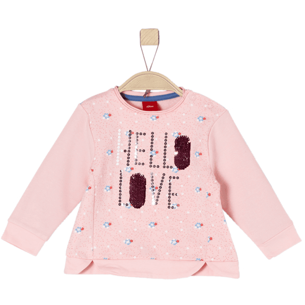s.Oliver Girl s shirt met lange mouwen roze melange