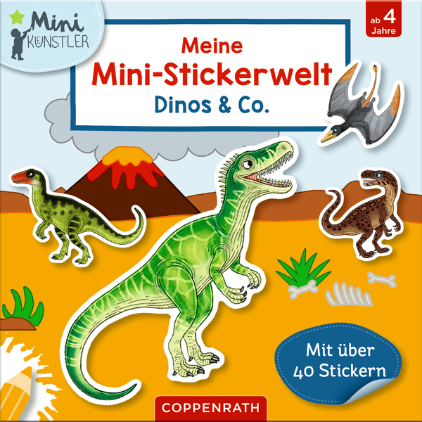 COPPENRATH Meine Mini-Stickerwelt: Dinos & Co. (Mini-Künstler) 