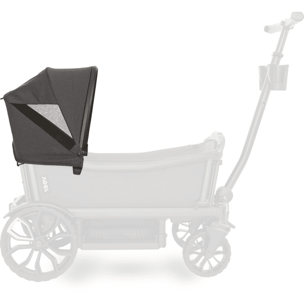 Veer Seduta per carrello da trasporto per bambini, grigio 