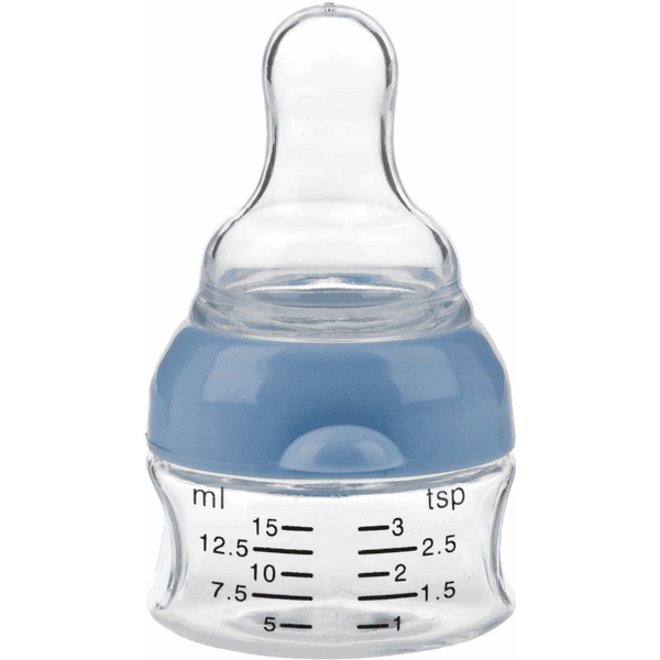 Nûby mini lahvička PP 15 ml v modré barvě