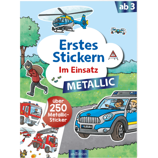 arsEdition Erstes Stickern Metallic – Im Einsatz