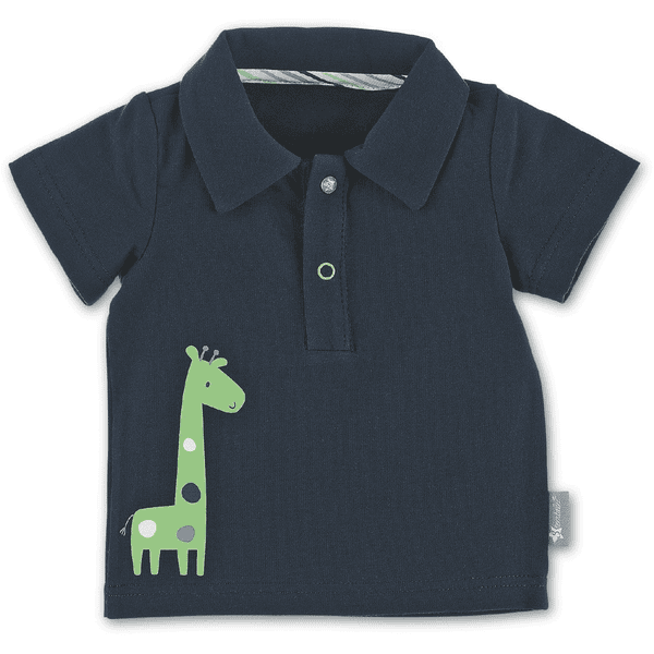 Sterntaler polo-shirt Giraffe marin 
