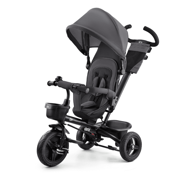 Kinderkraft Triciclo 6 en 1 Aveo, Gris malaquita