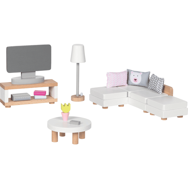 goki Mobiliario de sala de estar para la casa de muñecas