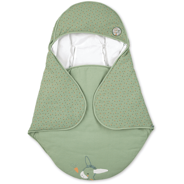 Sterntaler Couverture bébé enveloppante Emmilius ouatinée 75x90 cm