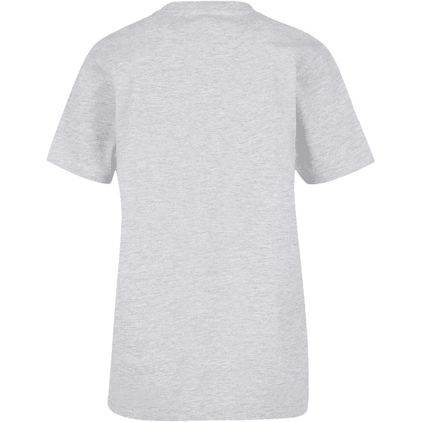 F4NT4STIC T-Shirt Drache mit Blumen heather grey