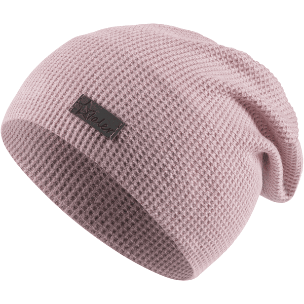 Sterntaler Slouch beanie pique matowy róż 