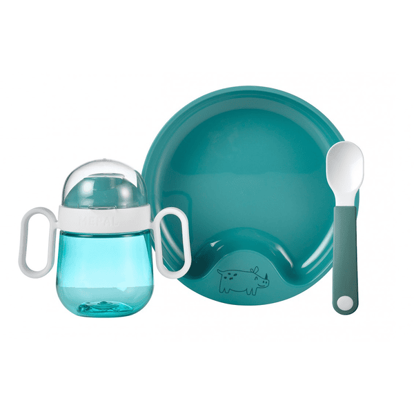 MEPAL Kit vaisselle enfant mio PP 3 pièces Deep Turquoise