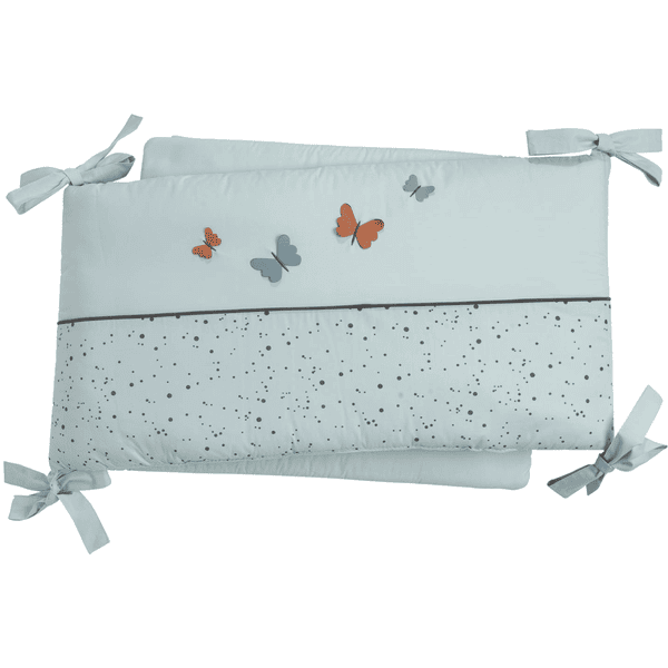 Be Be 's Collection Nestchen 3D Schmetterling Mint 35x190 cm